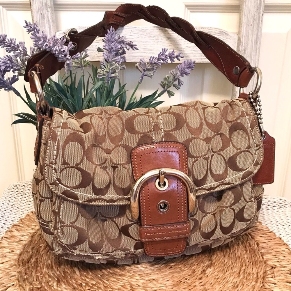 Vintage Y2K Coach Signature Soho Double Cargo Pocket Bag F11862